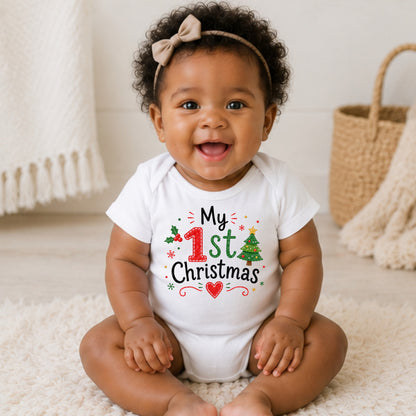My 1st Christmas III - Holiday Christmas Bodysuit