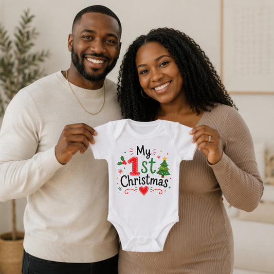 My 1st Christmas III - Holiday Christmas Bodysuit
