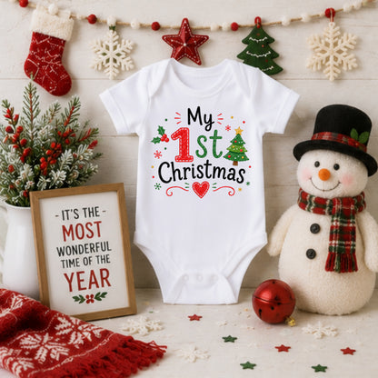 My 1st Christmas III - Holiday Christmas Bodysuit