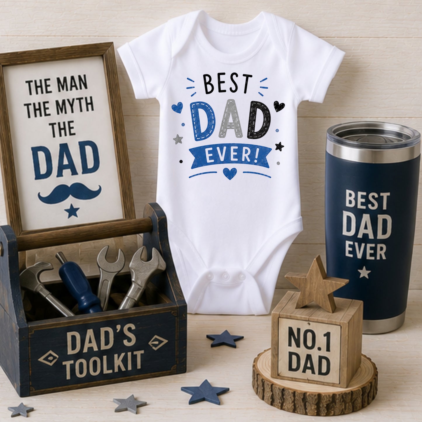 Best Dad Ever - Holiday Father's Day Bodysuit
