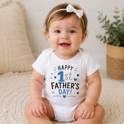 Happy 1st Father's Day II - Holiday Father's Day Bodysuit