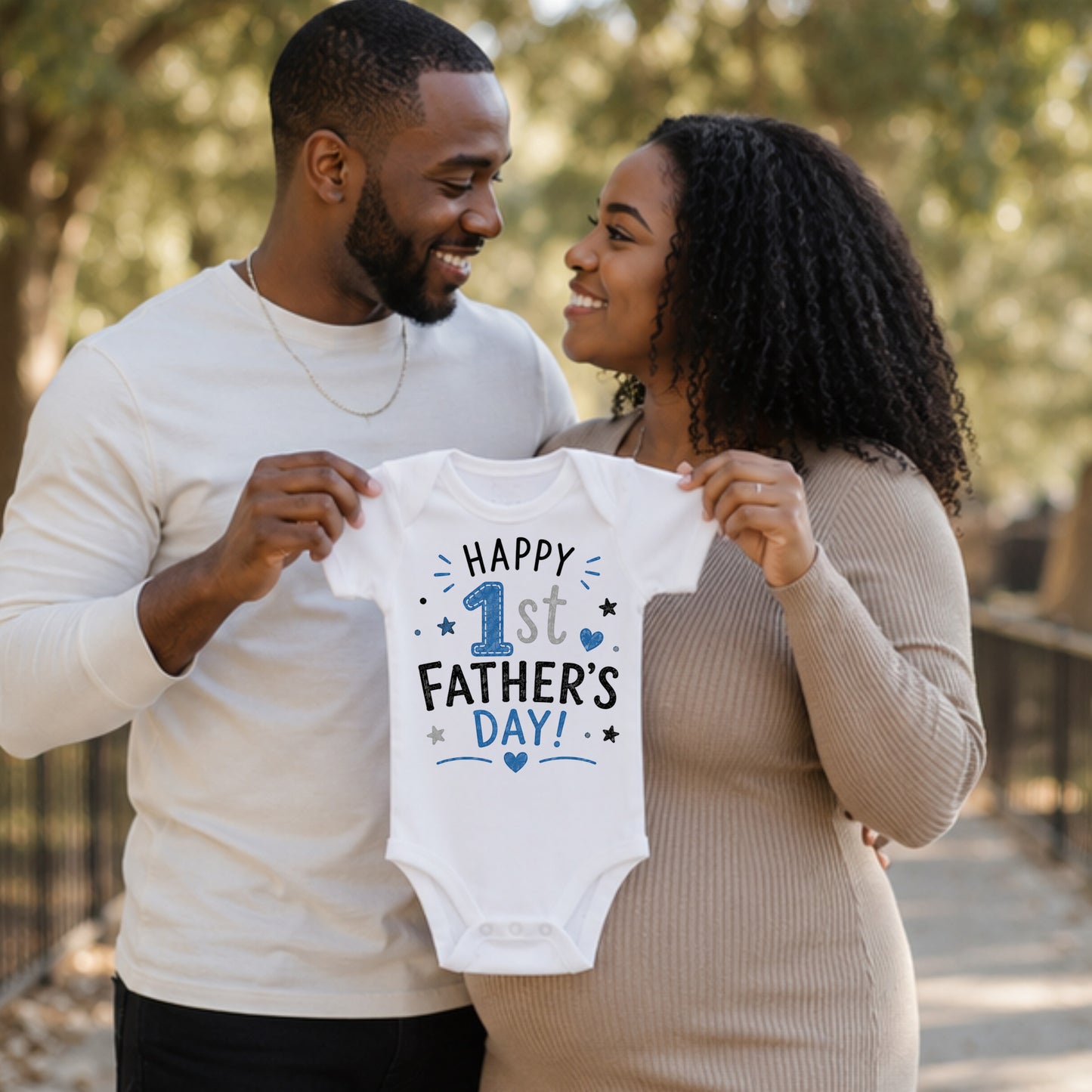 Happy 1st Father's Day II - Holiday Father's Day Bodysuit