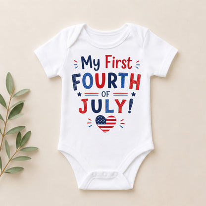 My First Fourth of July III - Holiday Fourth of July Bodysuit