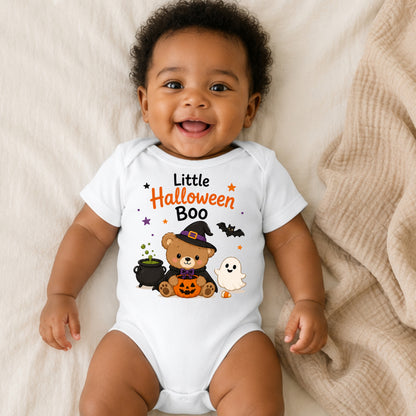 Little Halloween Boo - Holiday Halloween Bodysuit