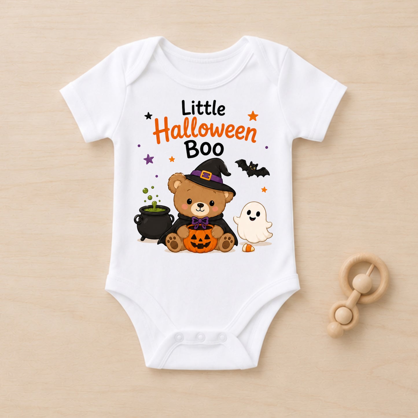 Little Halloween Boo - Holiday Halloween Bodysuit