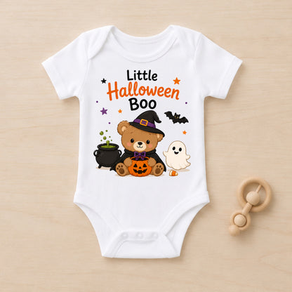 Little Halloween Boo - Holiday Halloween Bodysuit