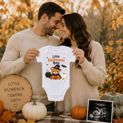 Little Halloween Boo - Holiday Halloween Bodysuit