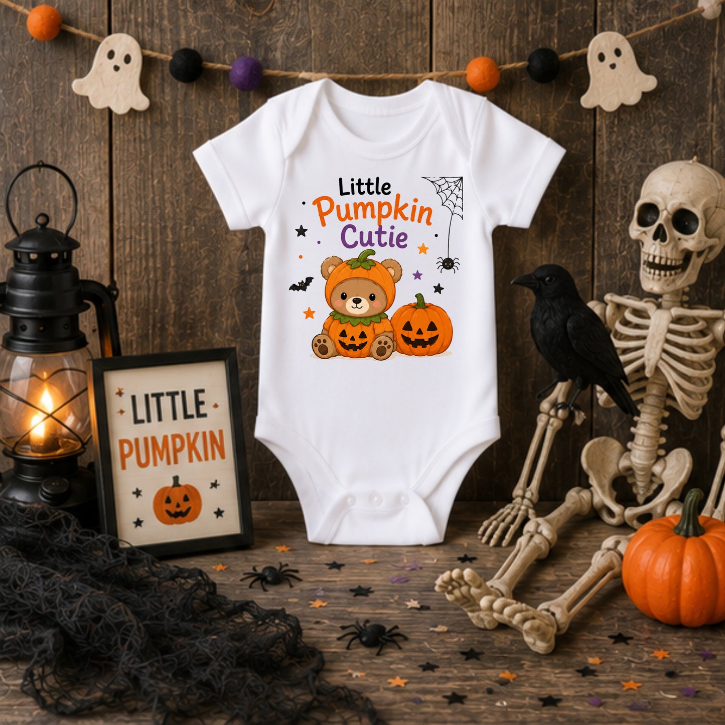 Little Pumpkin Cutie - Holiday Halloween Bodysuit
