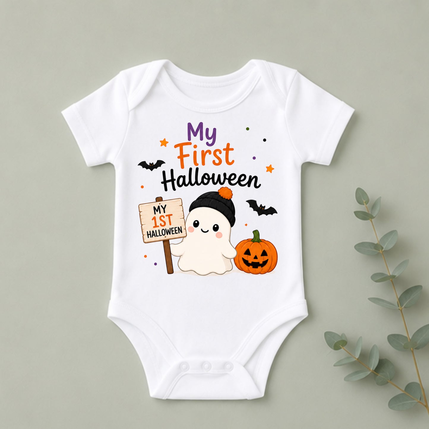 My First Halloween I - Holiday Halloween Bodysuit
