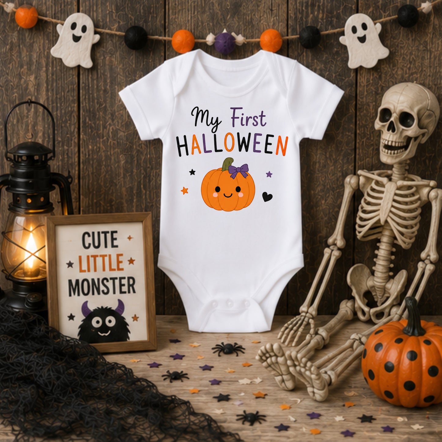 My First Halloween II - Holiday Halloween Bodysuit