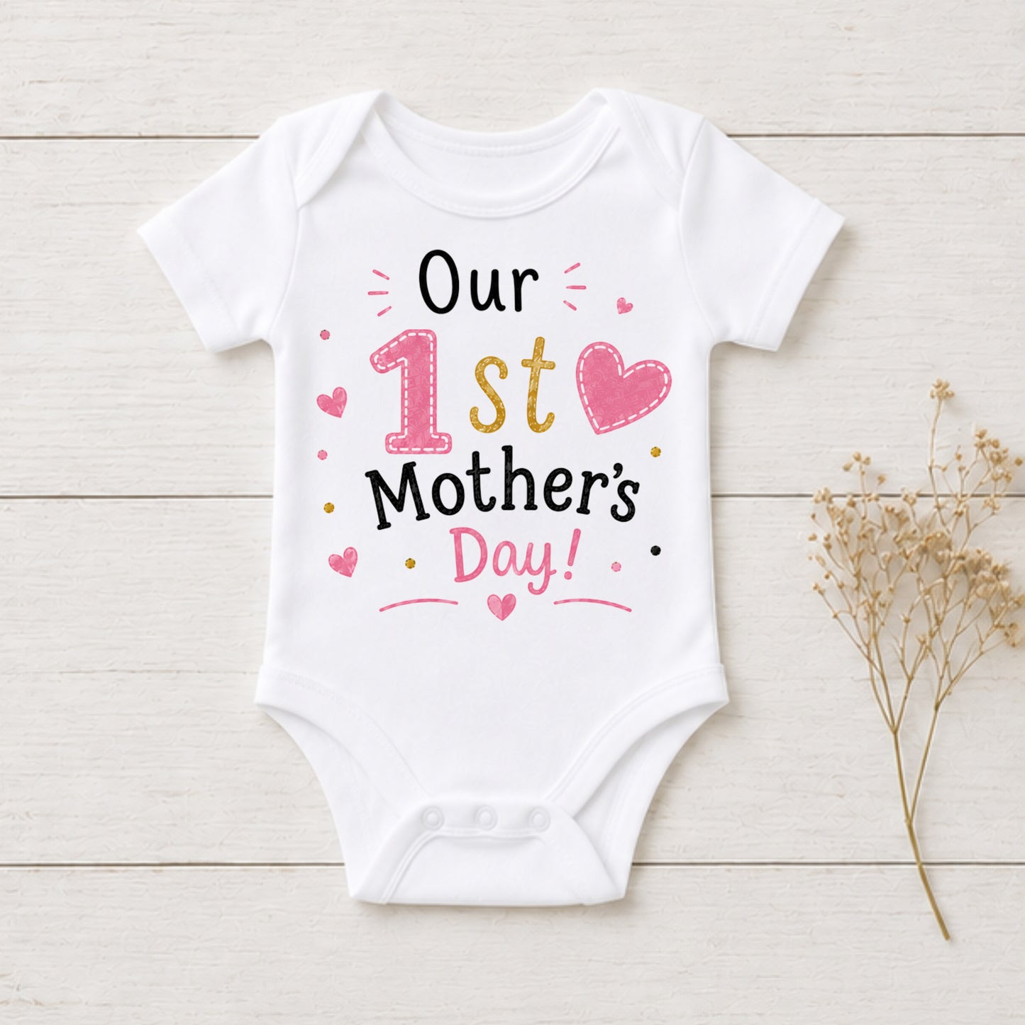 Our 1st Mother's Day - Holiday Mother's Day Bodysuit