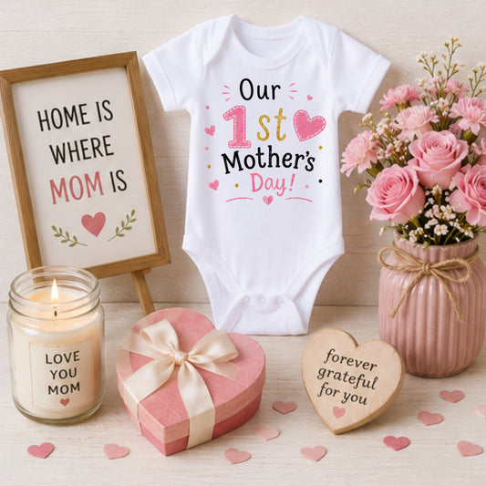 Our 1st Mother's Day - Holiday Mother's Day Bodysuit