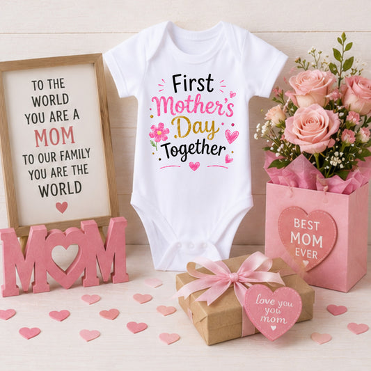 First Mother's Day Together - Holiday Mother's Day Bodysuit