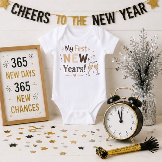 My First New Year's II - Holiday New Year's Bodysuit