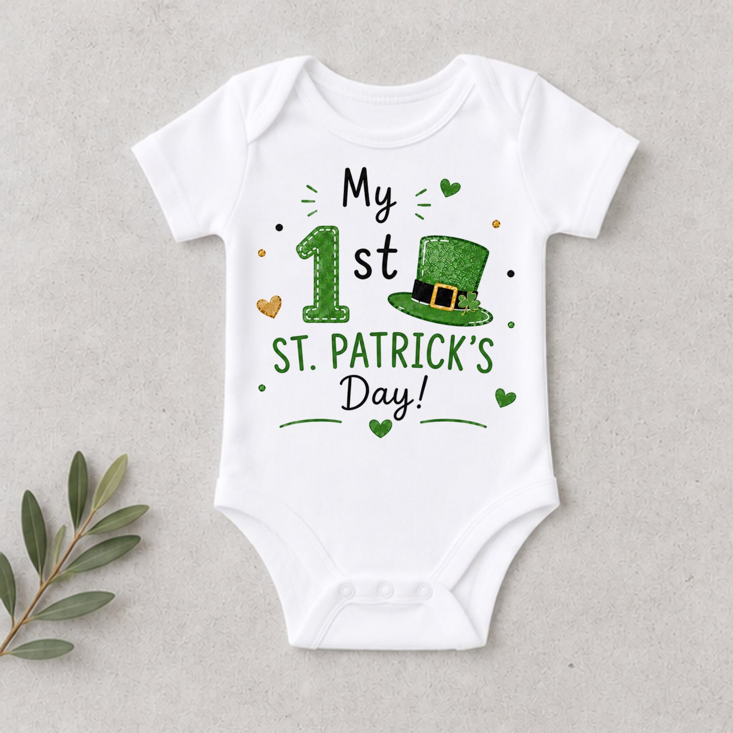 My 1st St. Patrick's Day III - Holiday St. Patrick's Day Bodysuit