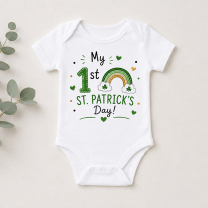 My 1st St. Patrick's Day V - Holiday St. Patrick's Day Bodysuit