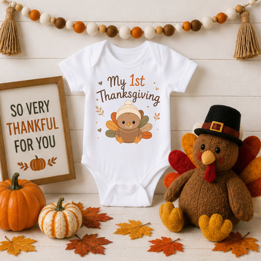 My 1st Thanksgiving I - Holiday Thanksgiving Bodysuit