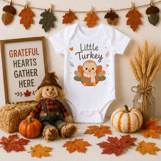 Little Turkey - Holiday Thanksgiving Bodysuit