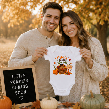 Gobble Til You Wobble - Holiday Thanksgiving Bodysuit
