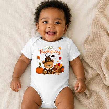 Little Thanksgiving Cutie - Holiday Thanksgiving Bodysuit