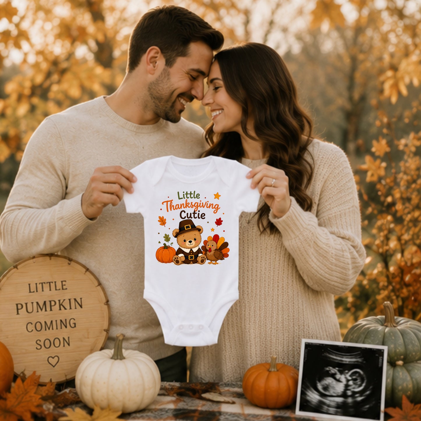 Little Thanksgiving Cutie - Holiday Thanksgiving Bodysuit