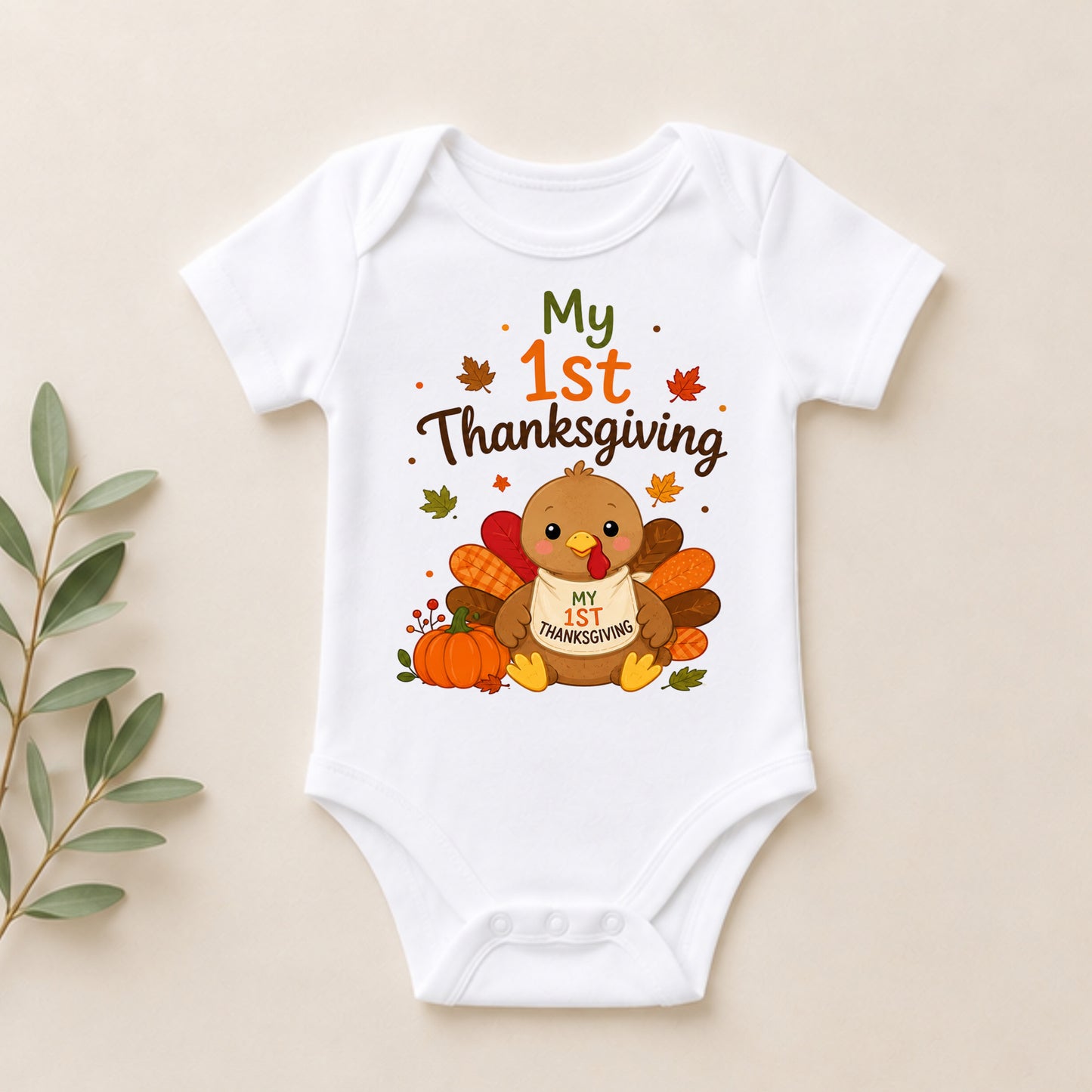 My 1st Thanksgiving II - Holiday Thanksgiving Bodysuit