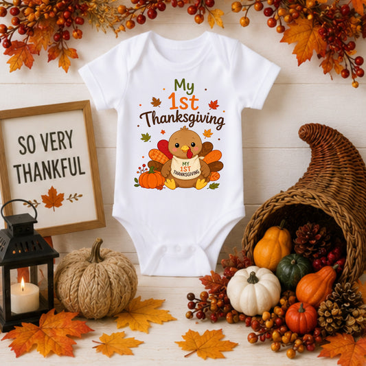 My 1st Thanksgiving II - Holiday Thanksgiving Bodysuit