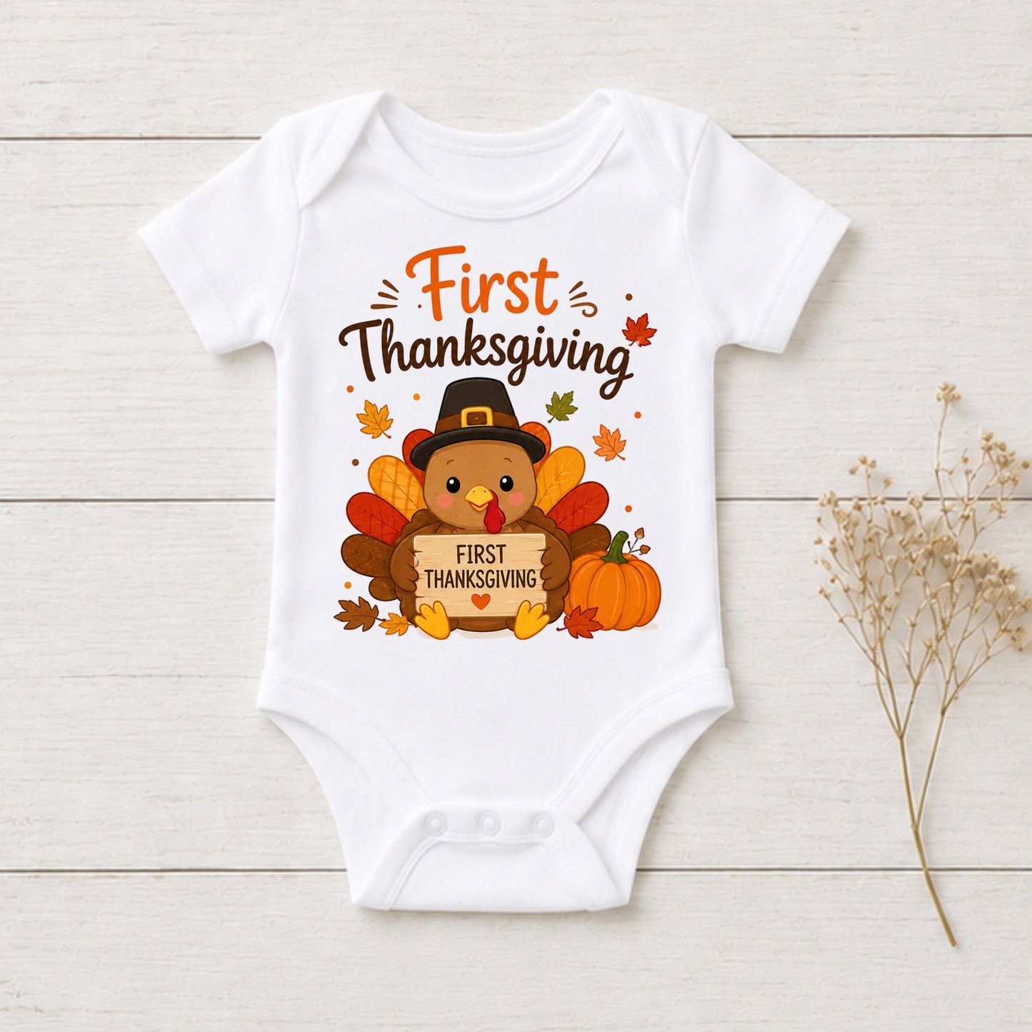 First Thanksgiving - Holiday Thanksgiving Bodysuit