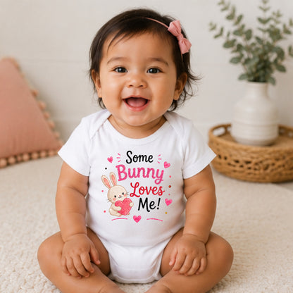 Some Bunny Loves Me - Holiday Valentine's Day Bodysuit
