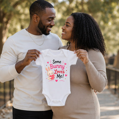 Some Bunny Loves Me - Holiday Valentine's Day Bodysuit