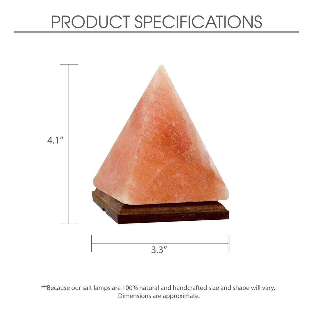 Abriella Piramide Salt Lamp