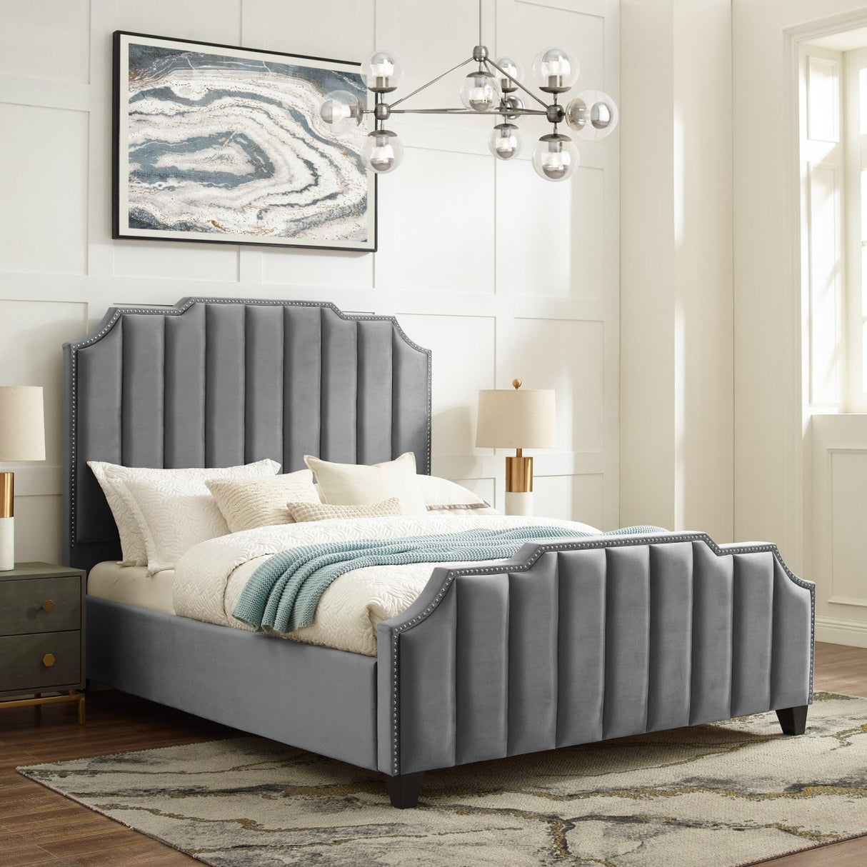 Poppy Upholstered Platform Bed