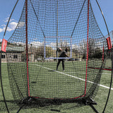 PowerNet 4x7 Ft Sideline Football Trainer Kicking Net with Canvas Carry Bag (1198)