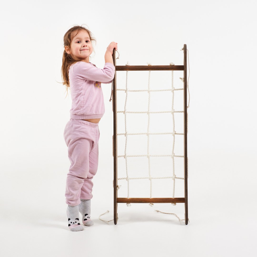 Climbing Net for Triangle Ladder