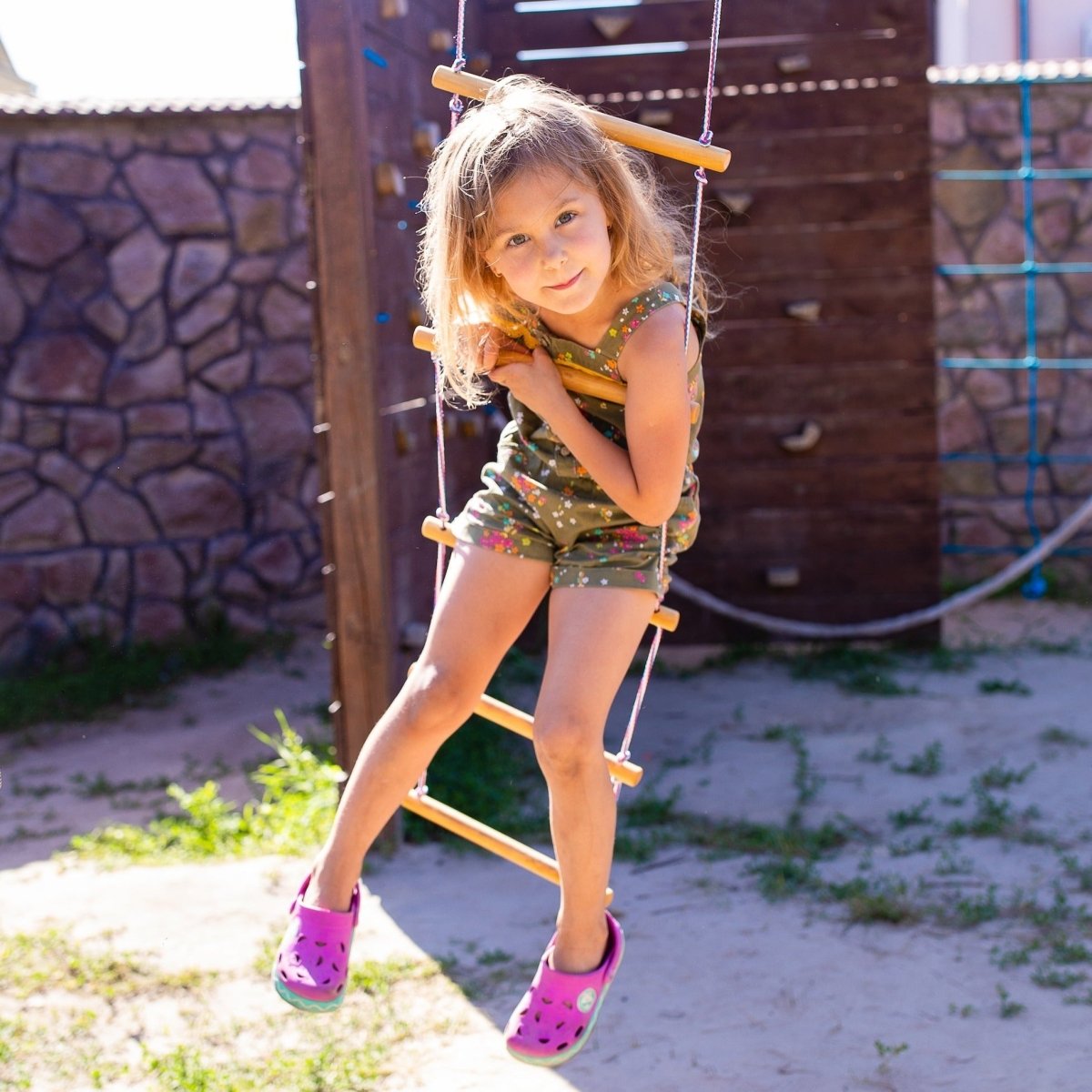 Climbing rope ladder for kids 3-9 y.o.