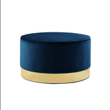 Apolline Velvet Cocktail Ottoman