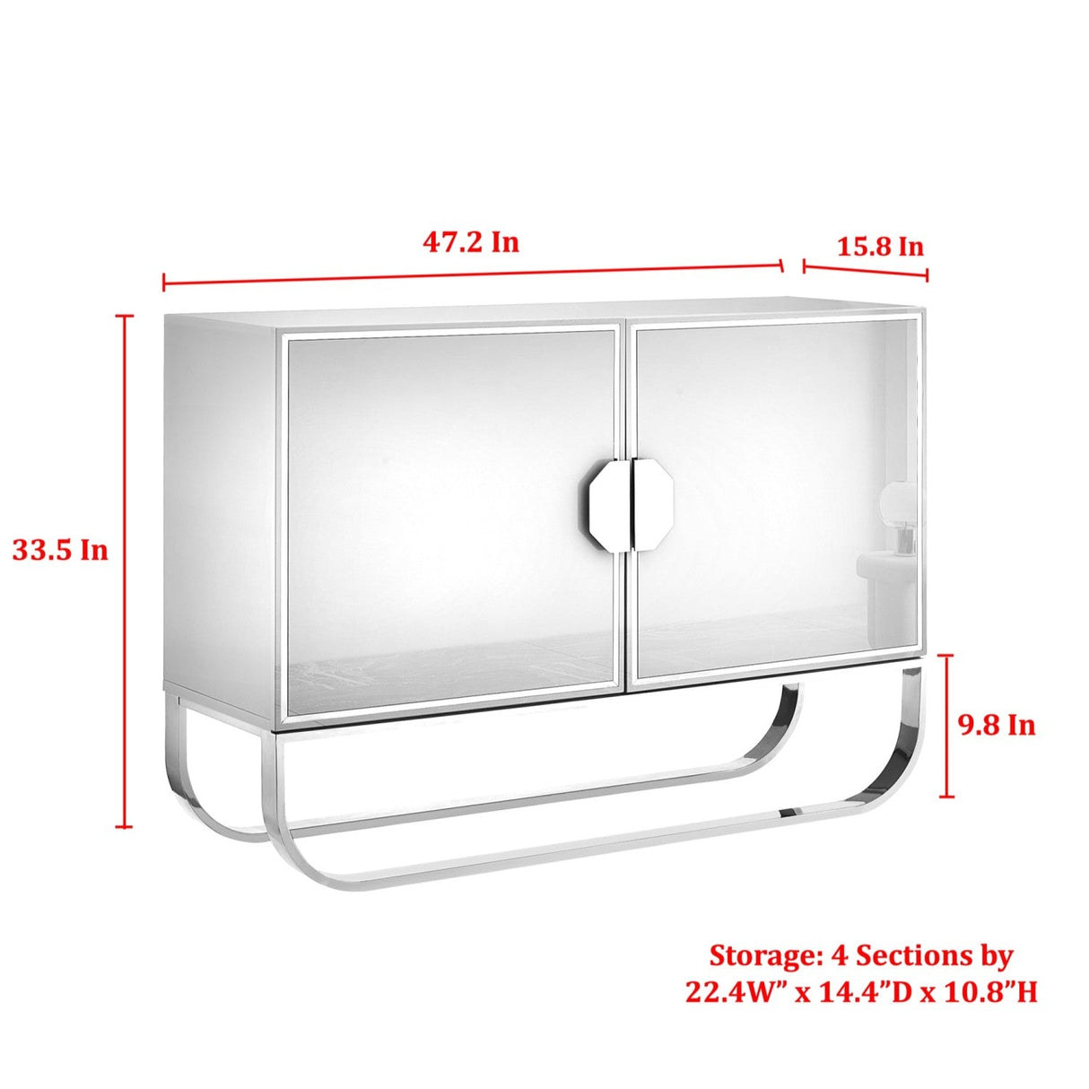 Reyansh Sideboard With 2 Doors