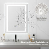 Defogging LED Bathroom Mirror with Memory Function and Anti-Fog-S