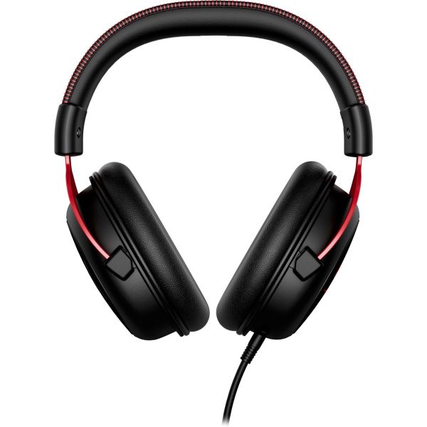 HyperX Cloud II - Gaming Headset (Black-Red) - Stereo - Mini-phone (3.5mm),  USB 2.0 - Wired - 60 Ohm - 10 Hz - 23 kHz - Over-the-ear - Binaural 