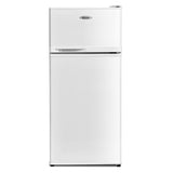 2 Doors Cold-rolled Sheet Compact Refrigerator-White