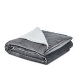 Zakary Flannel Reversible Sherpa Throw Blanket