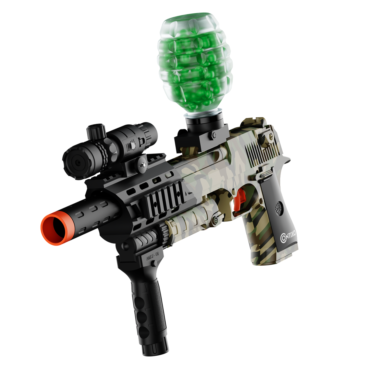 Contixo GB1 Camo Automatic Gel Ball Blaster with 30,000 Gel Beads by Contixo