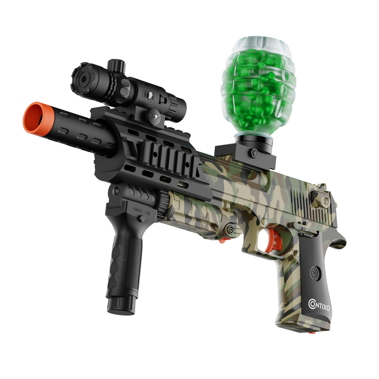 Contixo GB1 Camo Automatic Gel Ball Blaster with 30,000 Gel Beads by Contixo