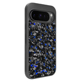 Google Pixel | Blue Flake Real Forged Carbon Fiber Phone Case | CLASSIC Series by Simply Carbon Fiber