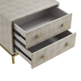 Zoie 2 Drawers Nightstand