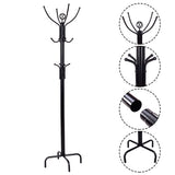 Metal Coat Rack with 12 Hooks