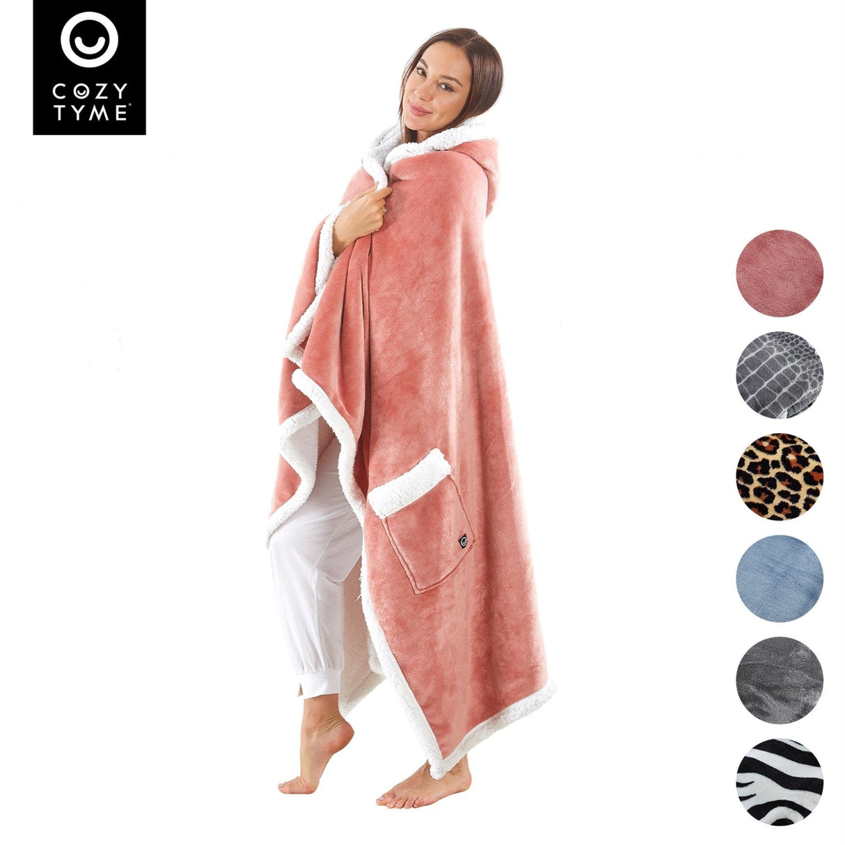 Milani Blanket with Hoodie