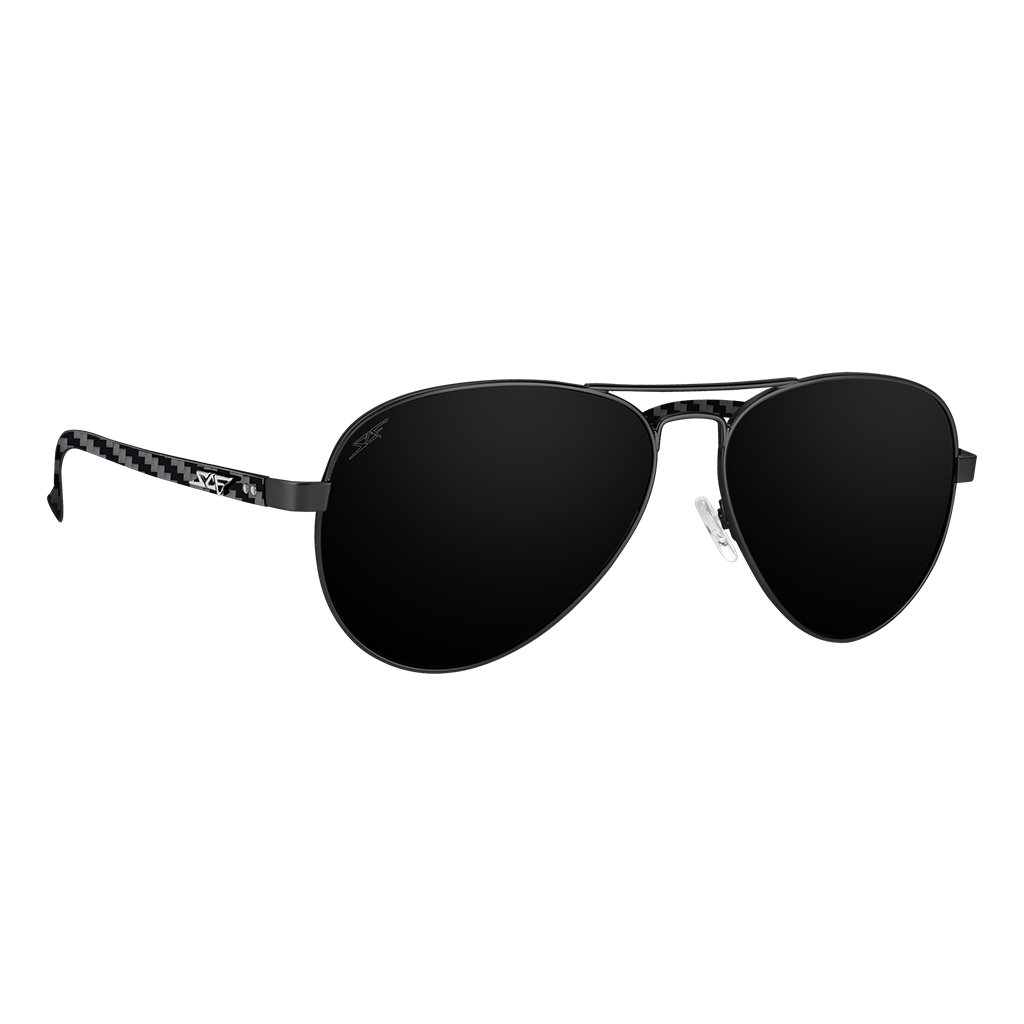 ●MONTANA● Real Carbon Fiber Sunglasses (Polarized Lens | Carbon Fiber Temples | Black) by Simply Carbon Fiber