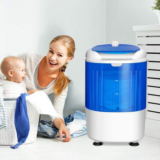 5.5 lbs Portable Semi Auto Washing Machine for Small Space