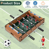 20" Foosball Table Mini Tabletop Soccer Game